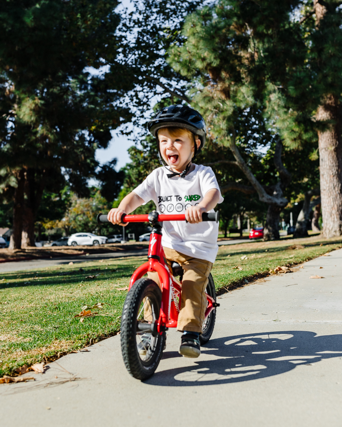 California Kids Collection | Built To Shred - Toddler - White | Eco-Friendly, Sustainable Kids Apparel