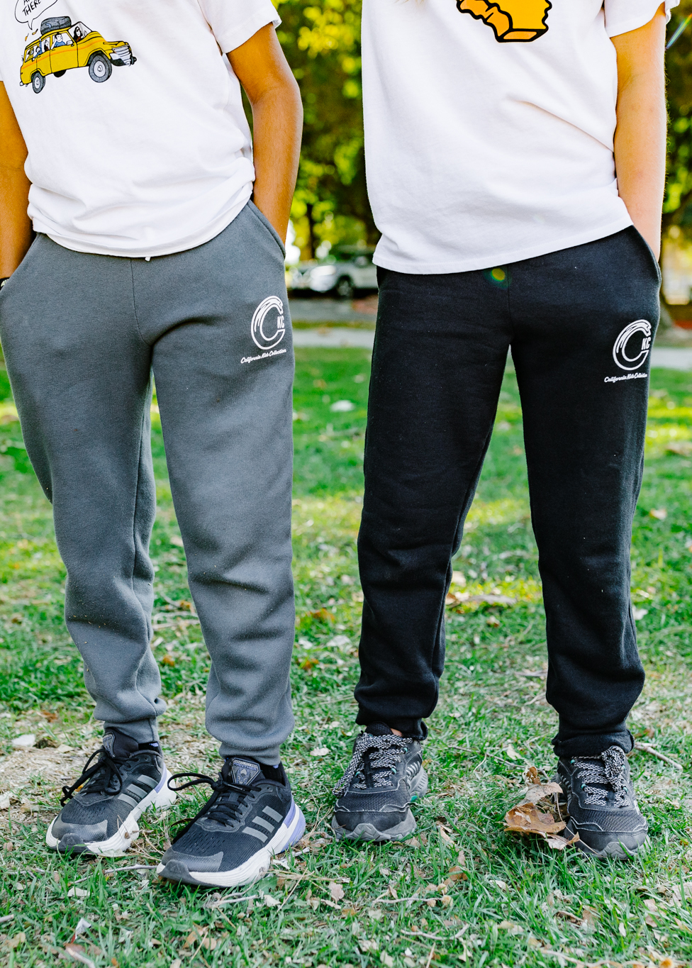 California Kids Collection | Jogger Pants - Youth - Grey | Eco-Friendly, Sustainable Kids Apparel
