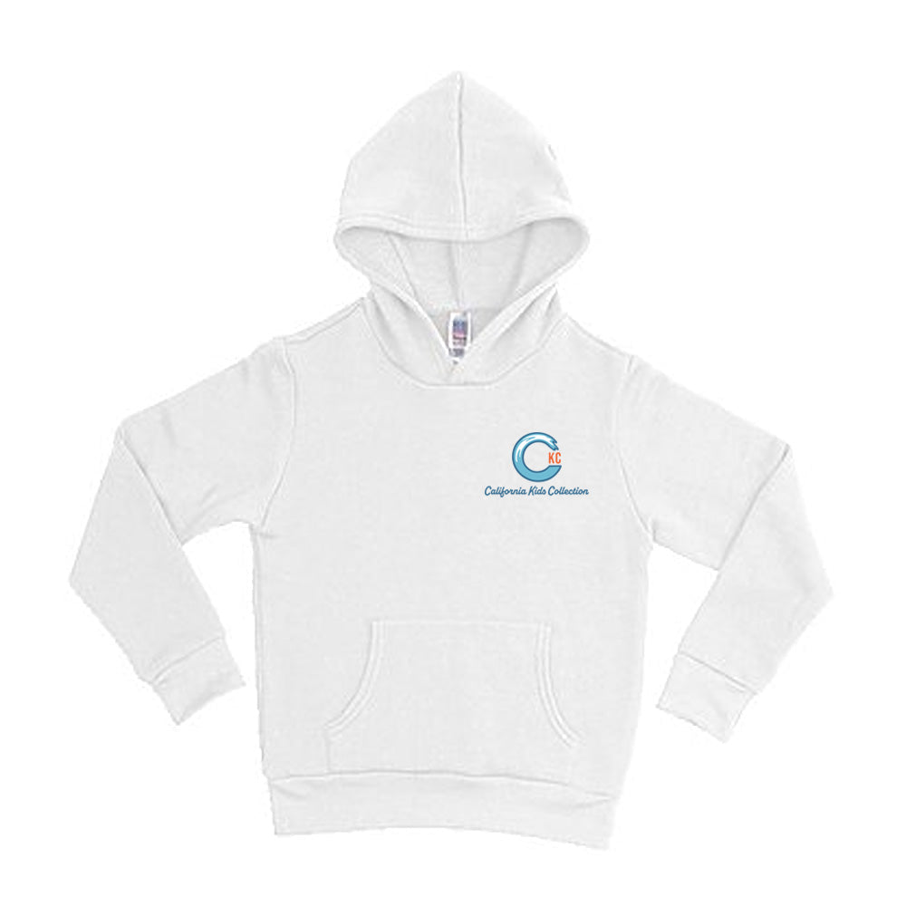 California Kids Collection | CKC Logo Hoodie - Toddler - White | Eco-Friendly, Sustainable Kids Apparel