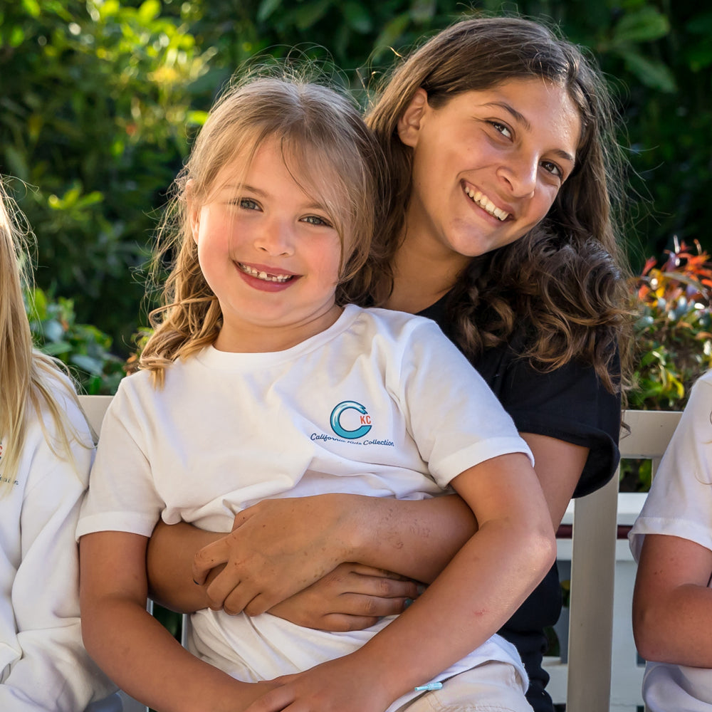 California Kids Collection | CKC Logo - Toddler - White | Eco-Friendly, Sustainable Kids Apparel