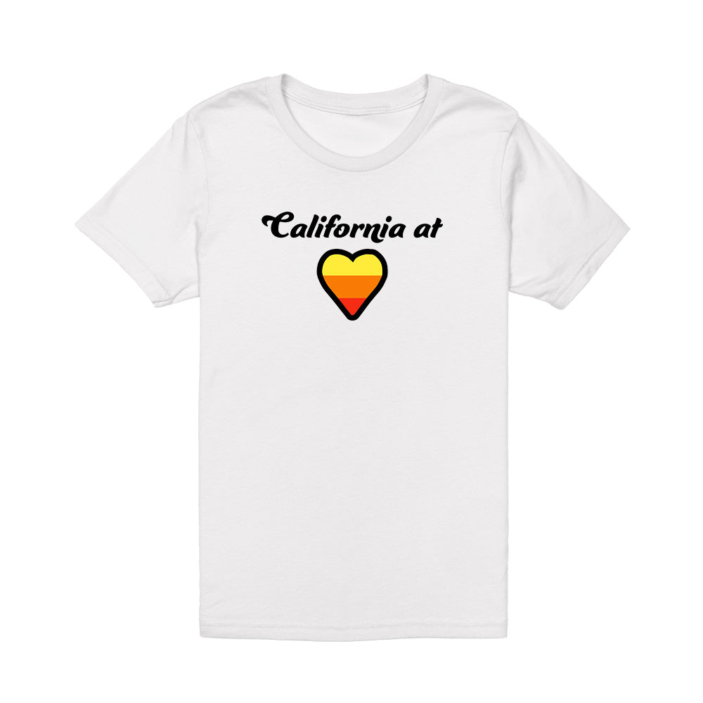 California Kids Collection | California at Heart - Toddler - White | Eco-Friendly, Sustainable Kids Apparel