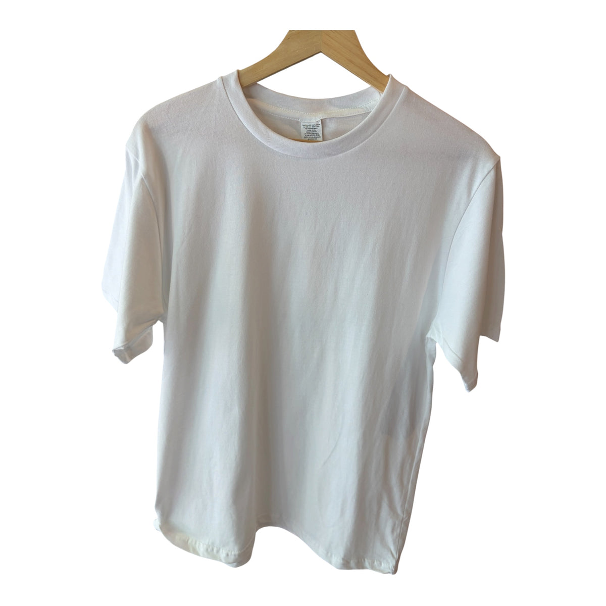White Organic Cotton Tee - Men/Unisex