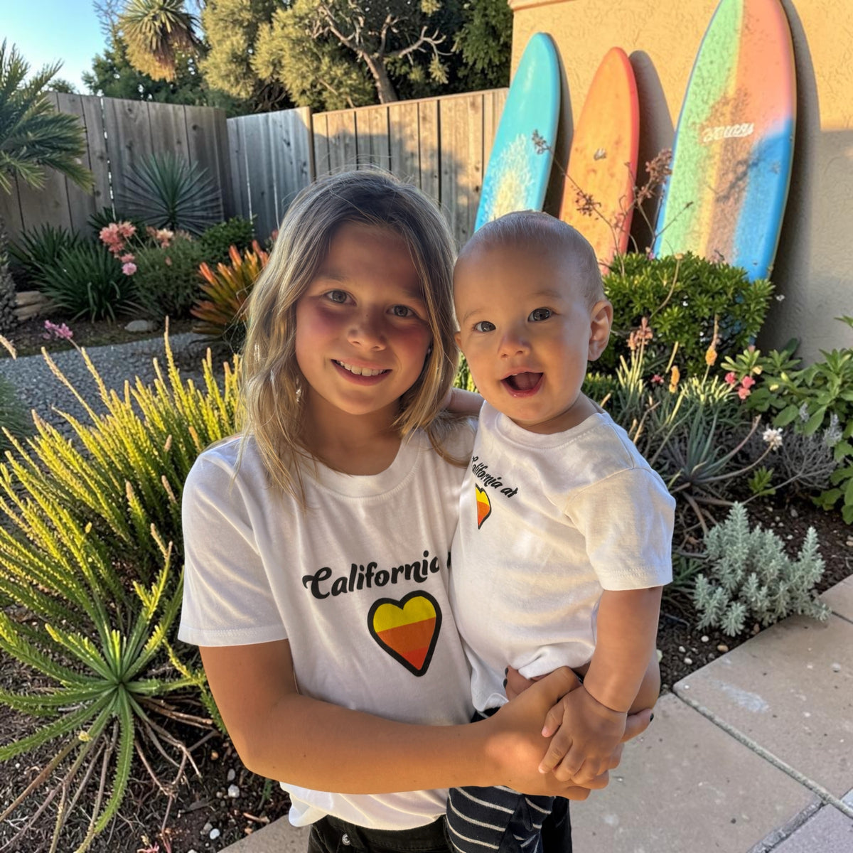 California At Heart Baby Tee