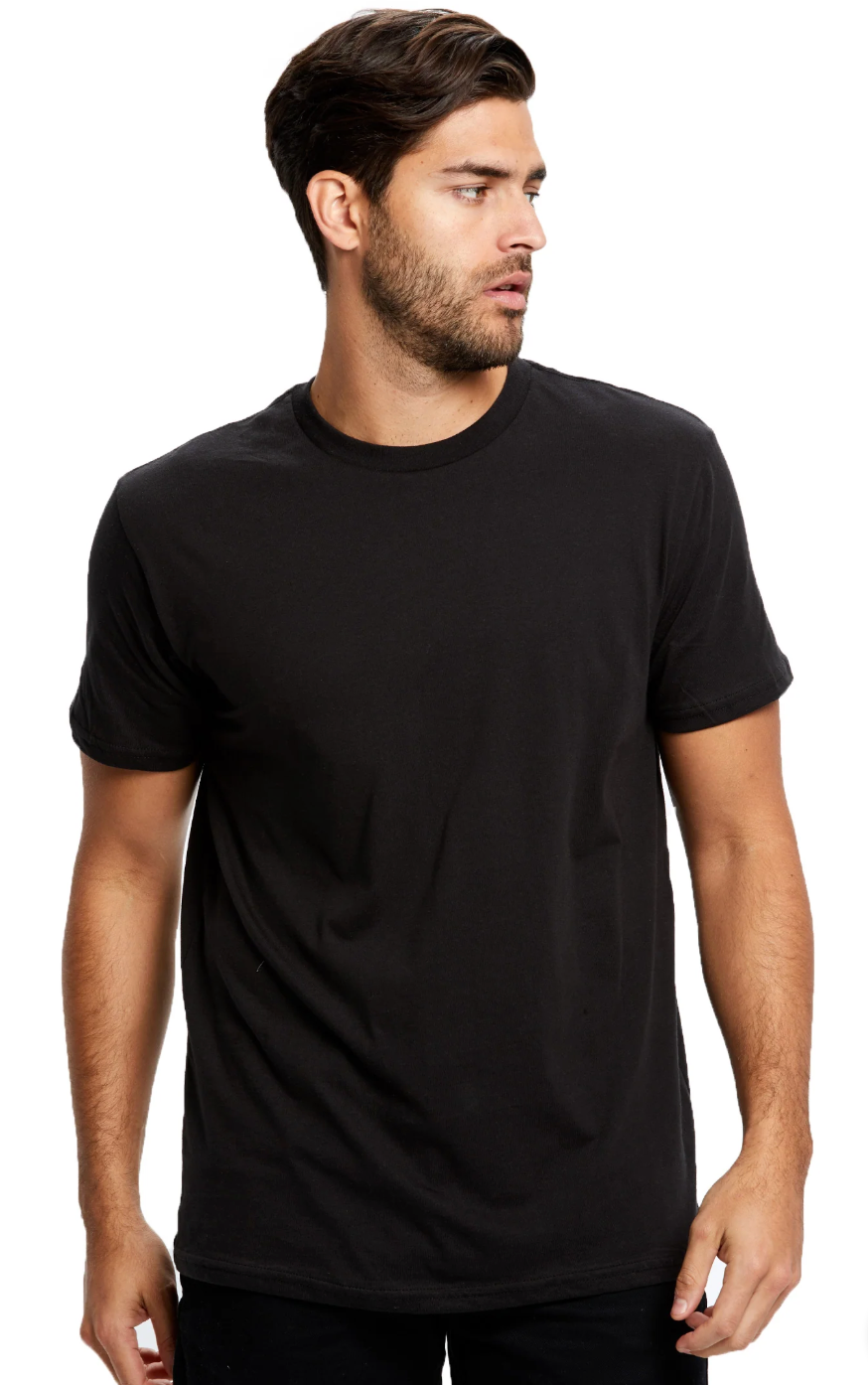 Black Organic Cotton Tee - Men/Unisex