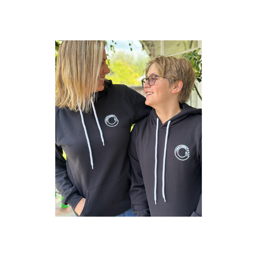 California Kids Collection | CKC Logo Hoodie - Teen - Black | Eco-Friendly, Sustainable Kids Apparel