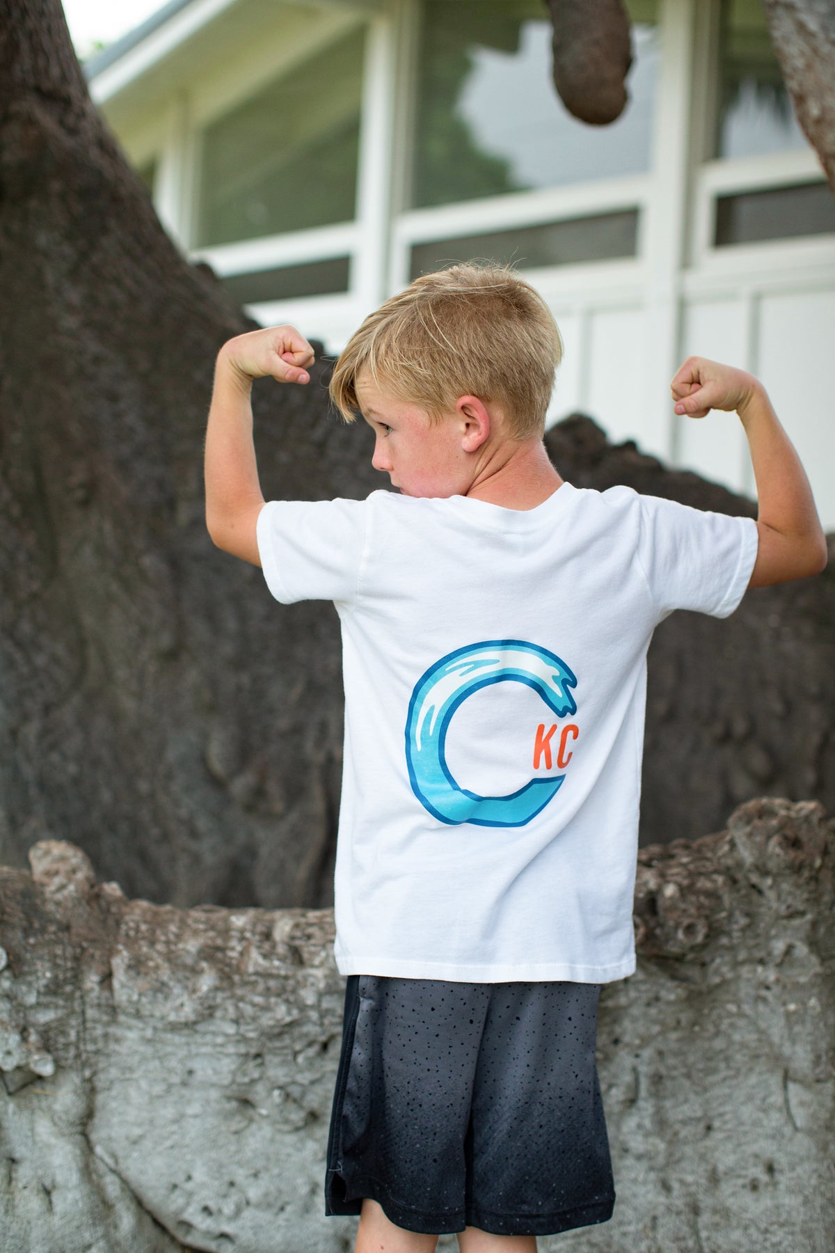 California Kids Collection | CKC Logo - Youth - White | Eco-Friendly, Sustainable Kids Apparel